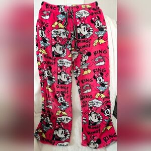 Disney Minnie mouse. sleep pants fleece.